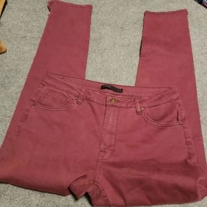 Harper burgendy skinny jean size 30
